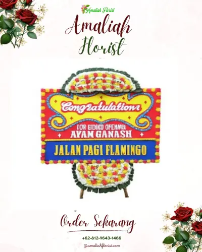 Bunga Papan Congratulation di Jatimulyo